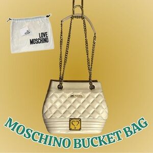 LOVE MOSCHINO Quilted Bucket Bag